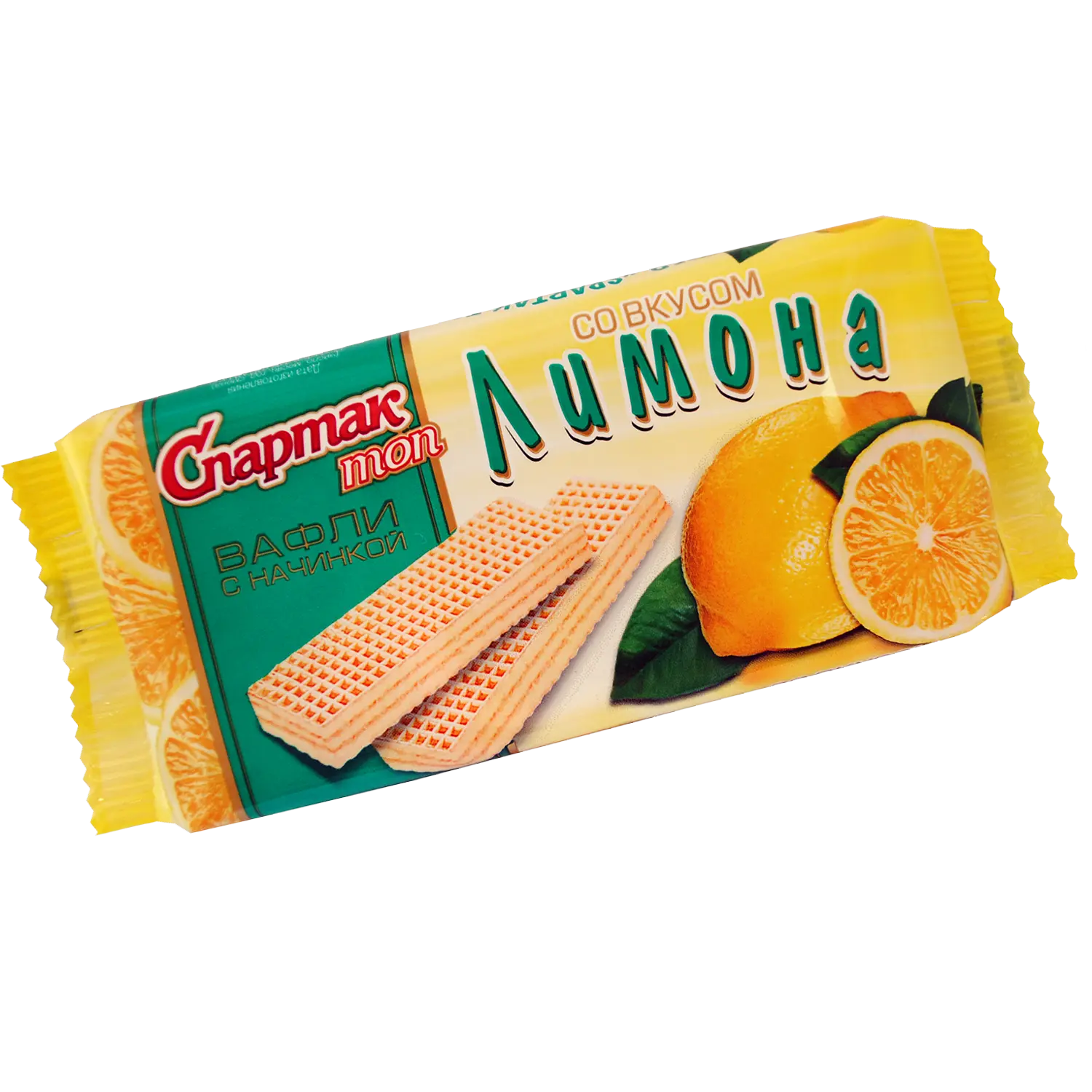 Вафли «Спартак» ТОП со вкусом лимона, 72 г
