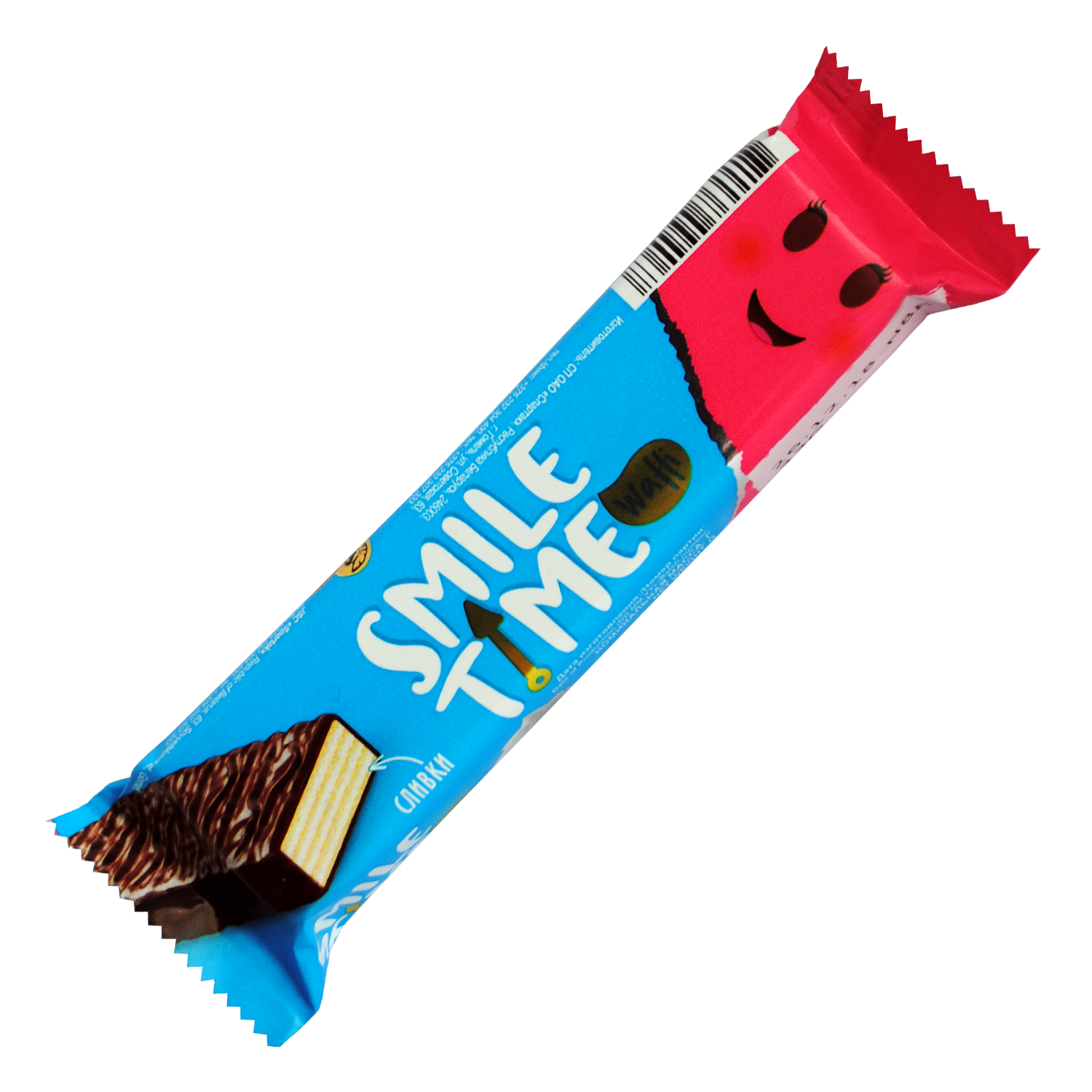 Вафельны батончык «Smile Time» вяршкі