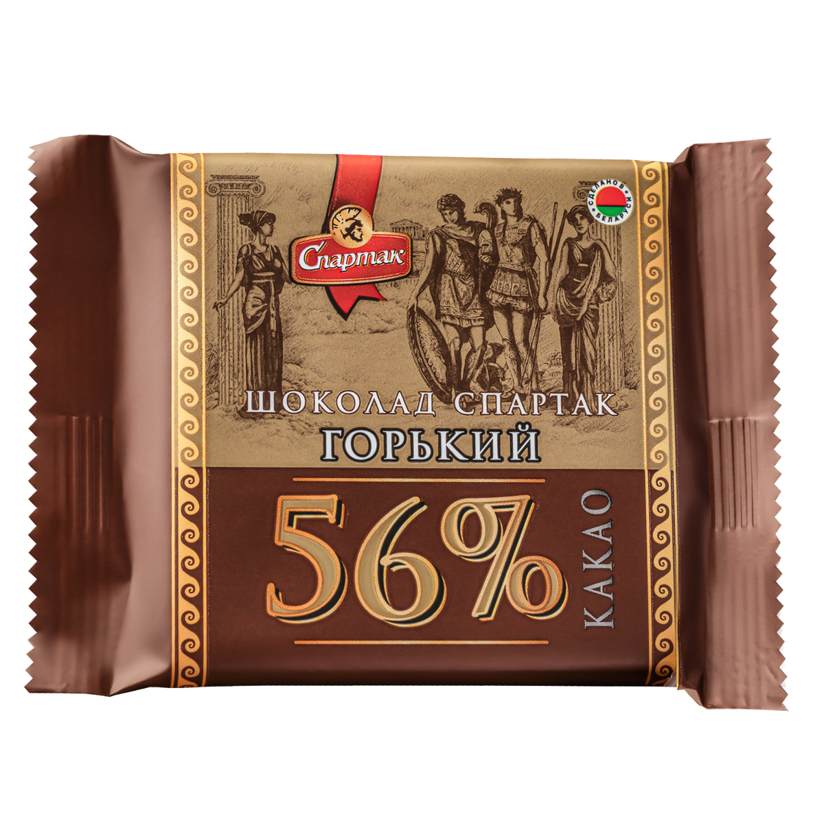Chocolate bar «Spartak» 56% cocoa