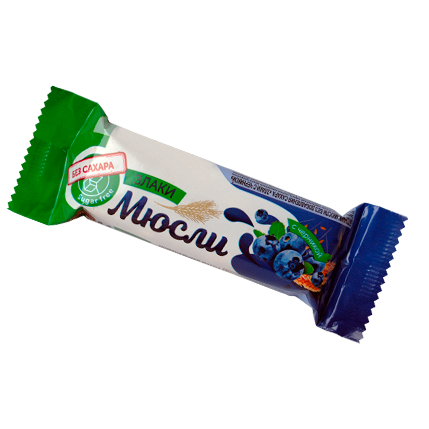 Батончик-мюсли без добавления сахара «Злаки с черникой»