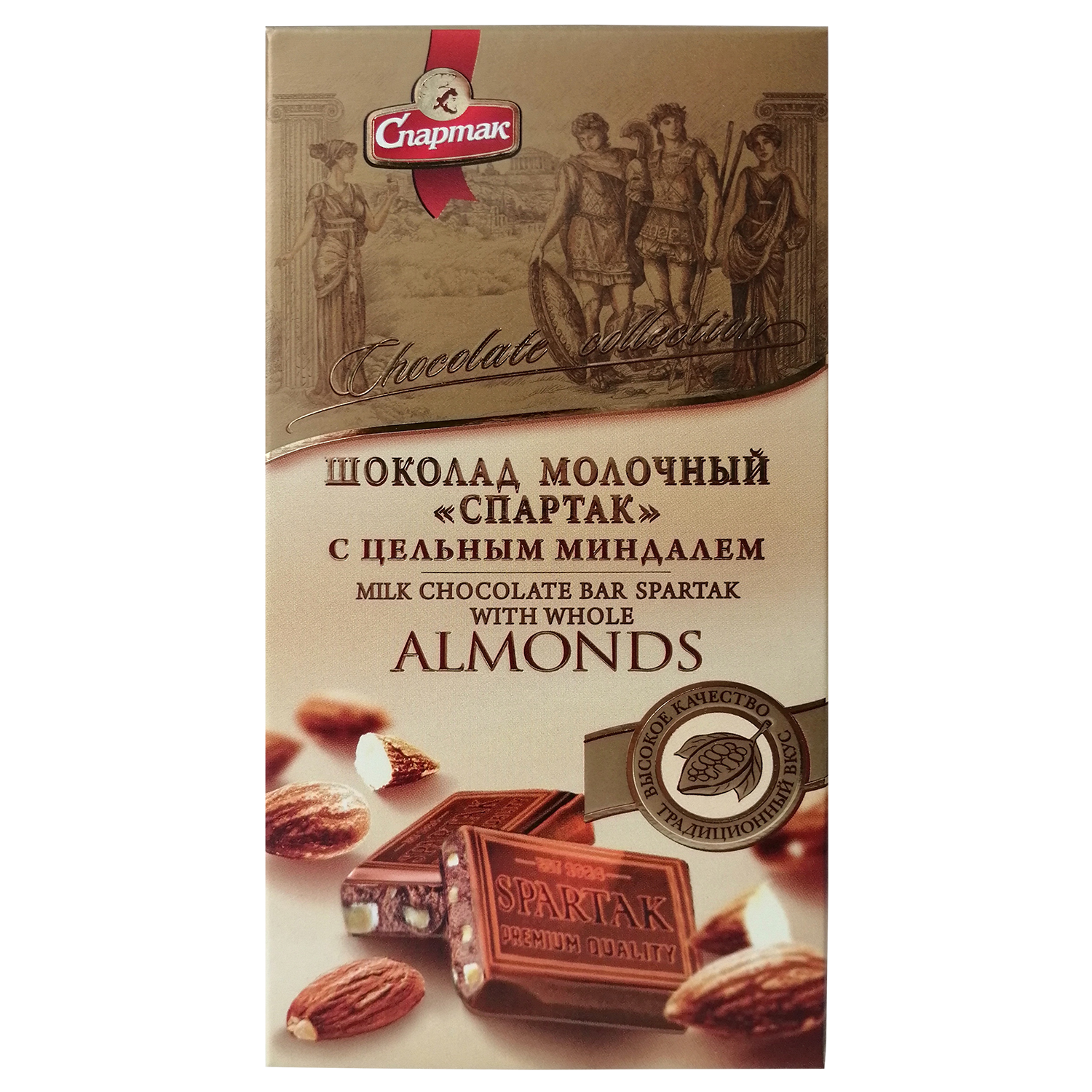 «斯巴达克» 杏仁 牛奶巧克力