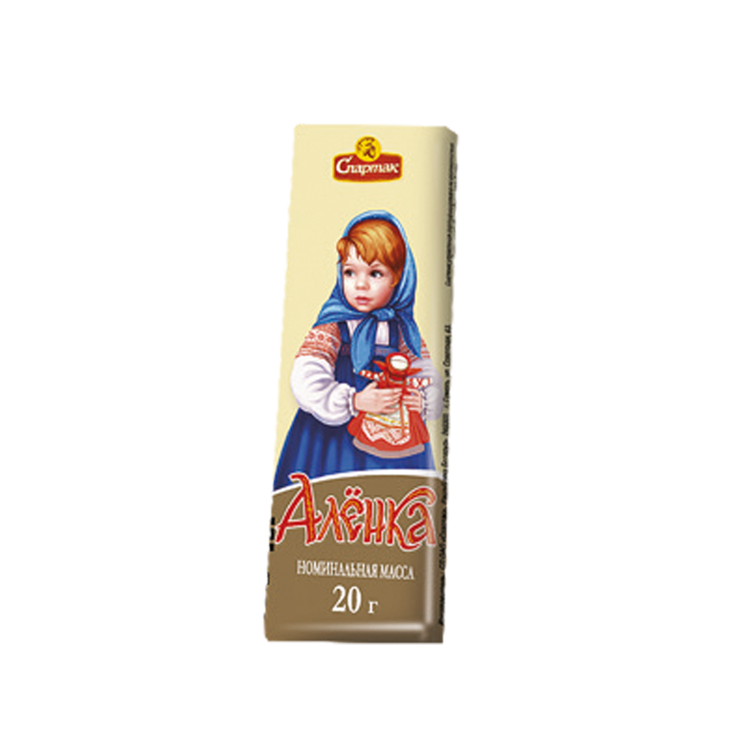 Шакалад малочны «Алёнка», 20 г