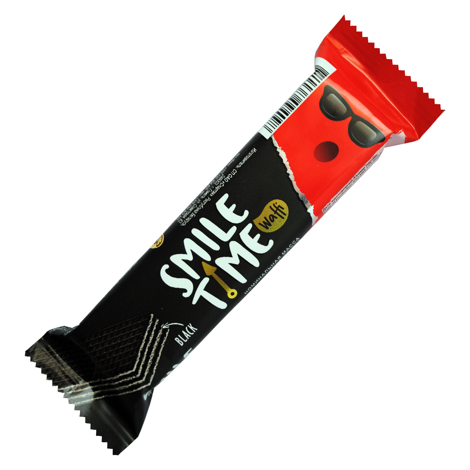 Вафельный батончик «Smile time» black Вафельный батончик «Smile time» black