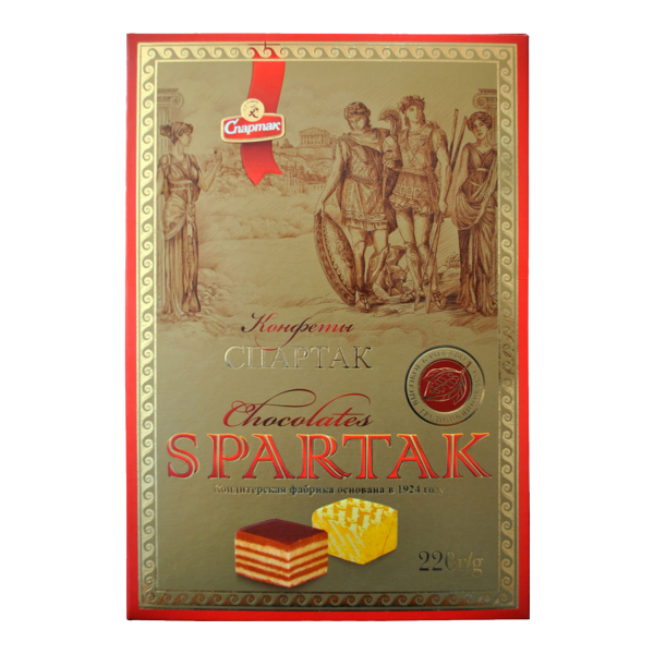 Chocolate candies «Spartak», 220 g