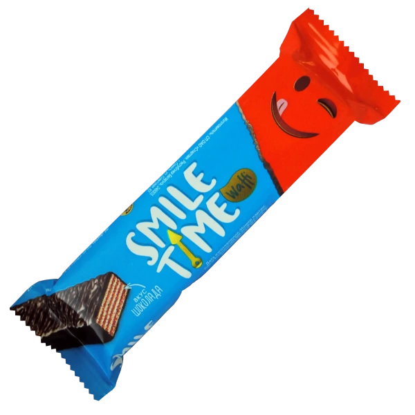 Вафельный батончик «Smile time» со вкусом шоколада