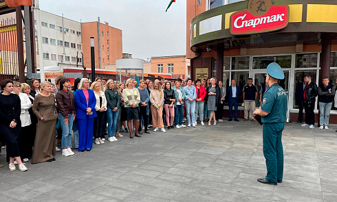 26.09.2024 в рамках Единого дня безопасности в Республике Беларусь проведена практическая эвакуация
