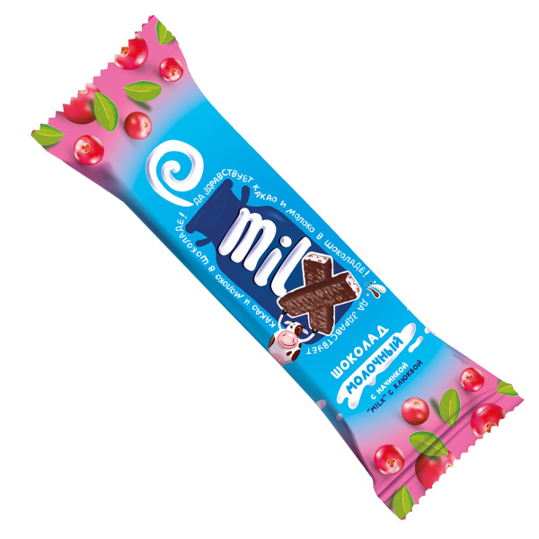 Нуга глазированная «MilX» с клюквой