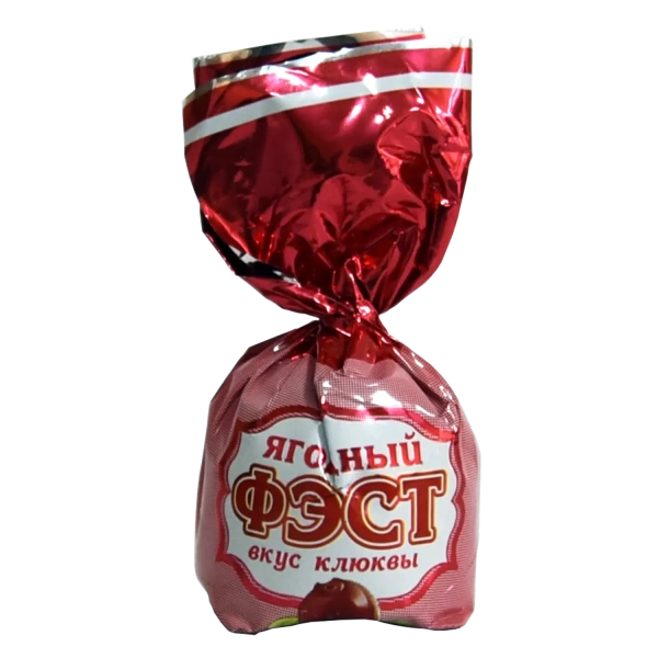 Конфеты «Ягодный фэст» вкус клюквы, 1 кг
