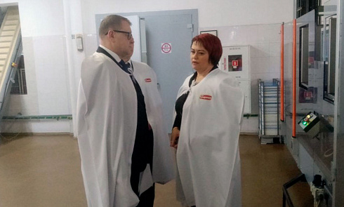 Руководитель Аппарата Совета Министров Республики Беларусь Бурак Константин Викторович  посетил кондитерскую фабрику «Спартак»