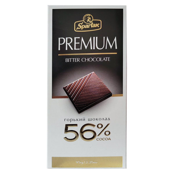 Chocolate bar «Spartak» bitter 56%                                                                                                                                                                      