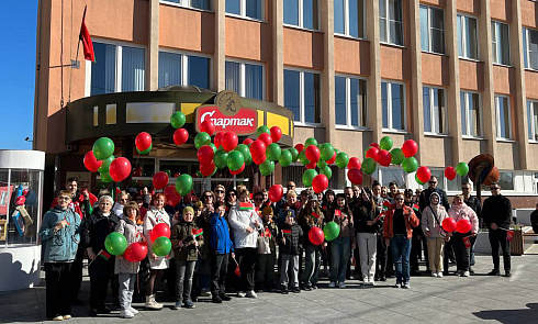 Праздничное шествие 9 мая в Гомеле