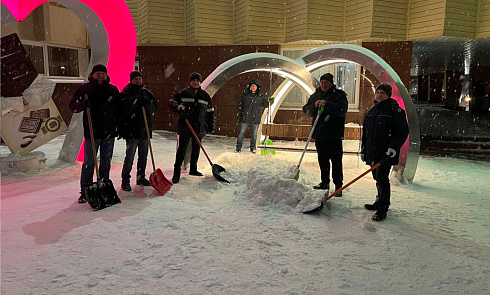 Уборка снега - общее дело!