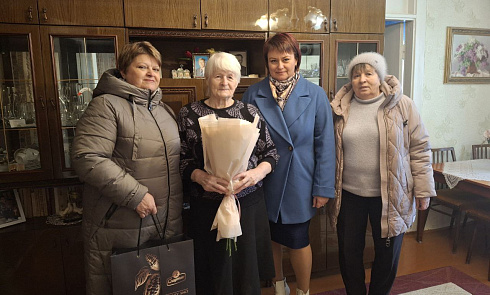 Поздравление ветеранов в преддверии 82-й годовщины освобождения г. Гомеля