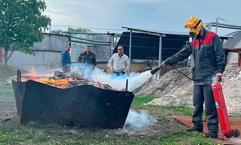 Проверочные тактико-специальные практические занятия с работниками СП ОАО «СПАРТАК»
