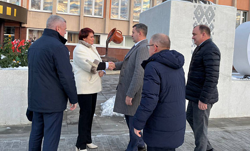 Дэлегацыя г.Томск наведала кандытарскую фабрыку "Спартак"