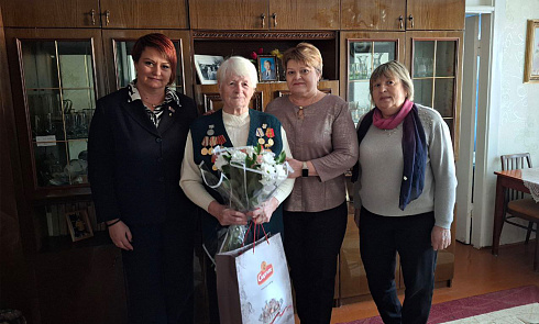 Фабрыка "Спартак" павіншавала ветэранаў з надыходзячым святам