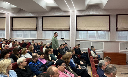 Встреча трудового коллектива СП ОАО "СПАРТАК" с доверенным лицом