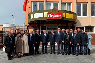Кандытарскую фабрыку «СПАРТАК» наведала дэлегацыя