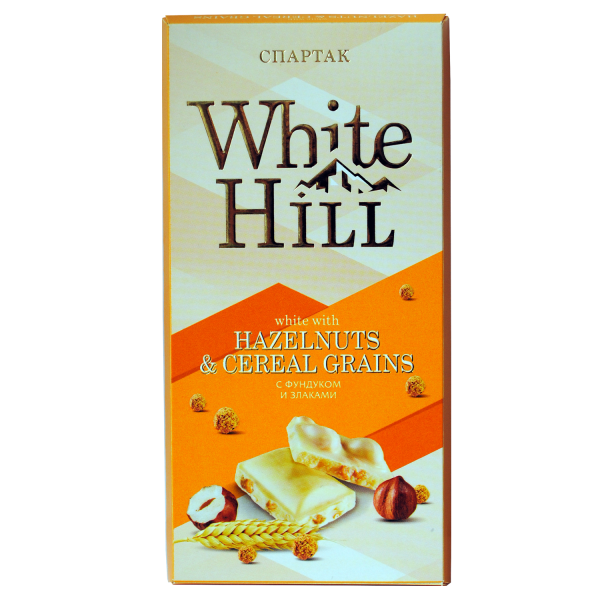 «White Hill» 榛子饼干球白巧克力