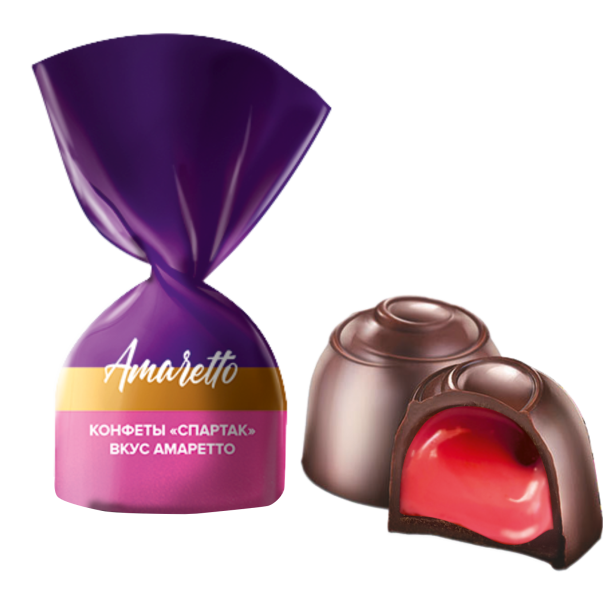 Конфеты «Спартак» вкус амаретто купить в Минске