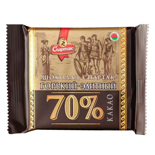 Шоколад «Спартак «Горький - элитный» 70% 