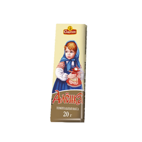 Шоколад молочный «Аленка», 20 г
