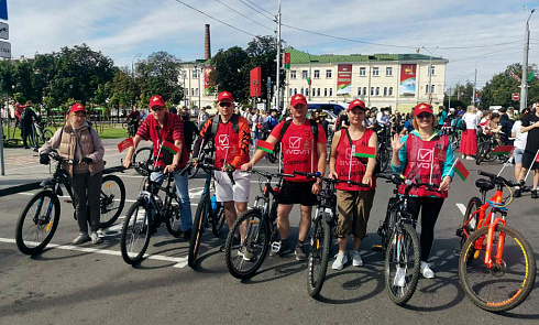 Велопробеге посвященный Дню молодёжи и студенчества