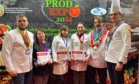 Медалі міжнароднага чэмпіянату кандытарскага мастацтва ў рамках выставы «Прадэкспа-2024»!